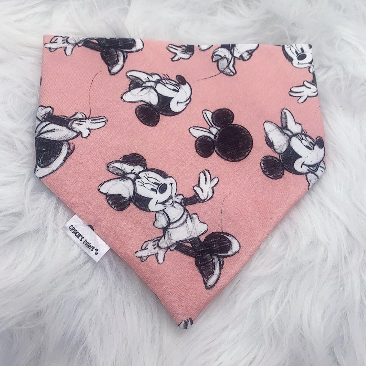 Pink Minnie Bandana