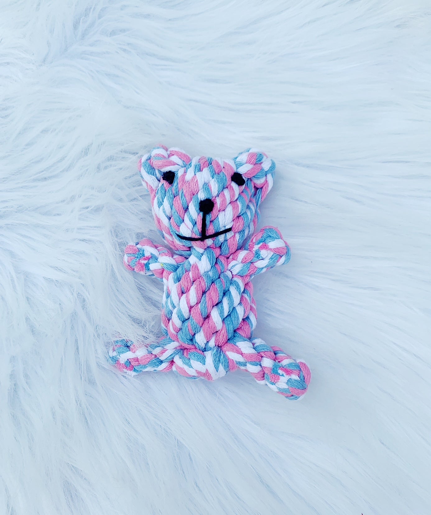 Pink & Blue Bear Toy