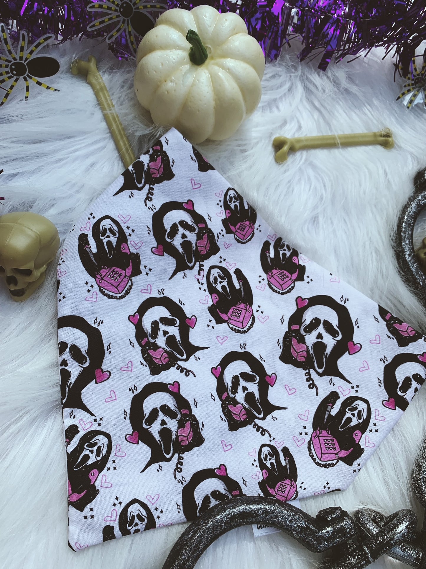 Pink Scream Bandana