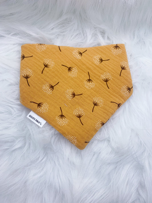 Orange Dandelions Bandana