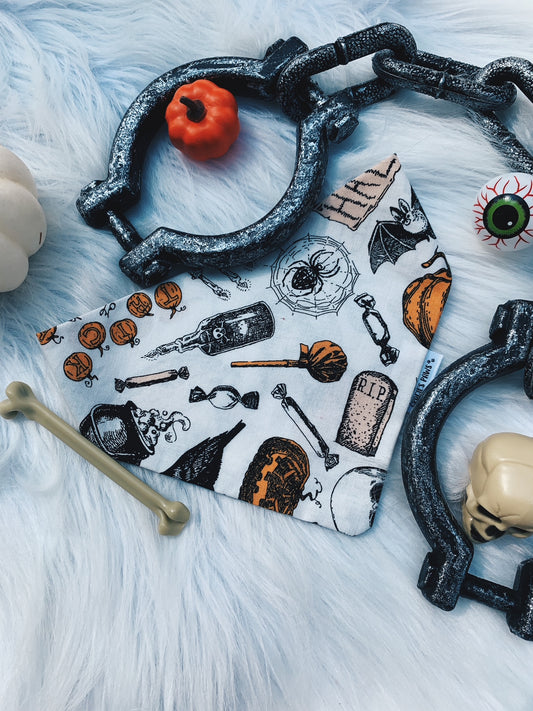 Black Spooky Bandana
