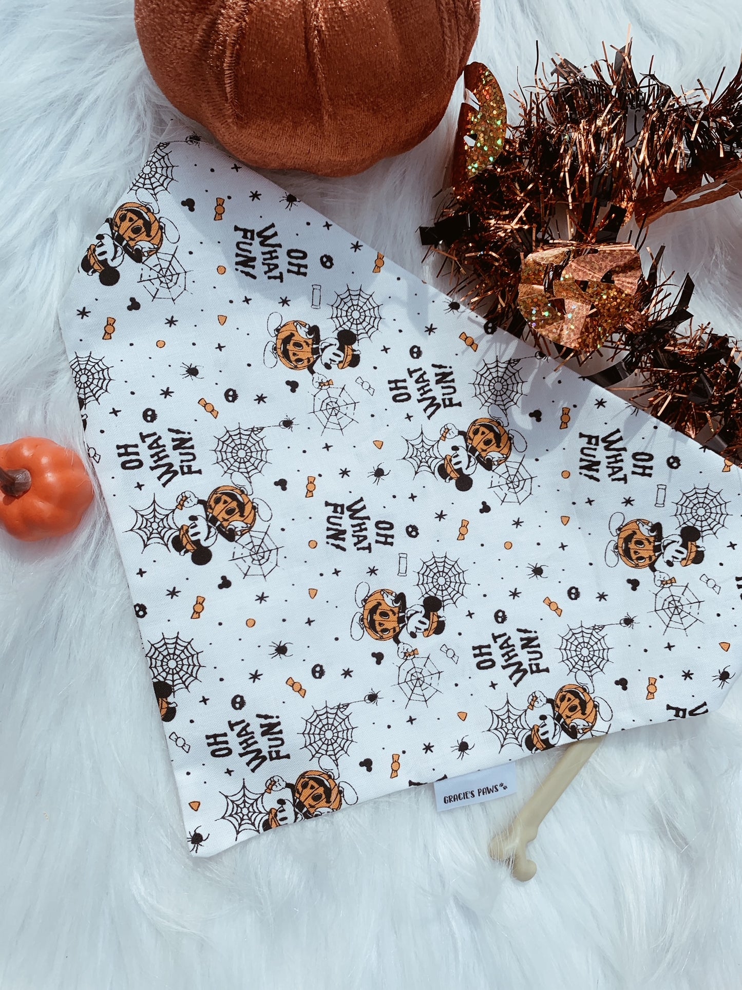 Fun Mouse & Pumpkin Bandana