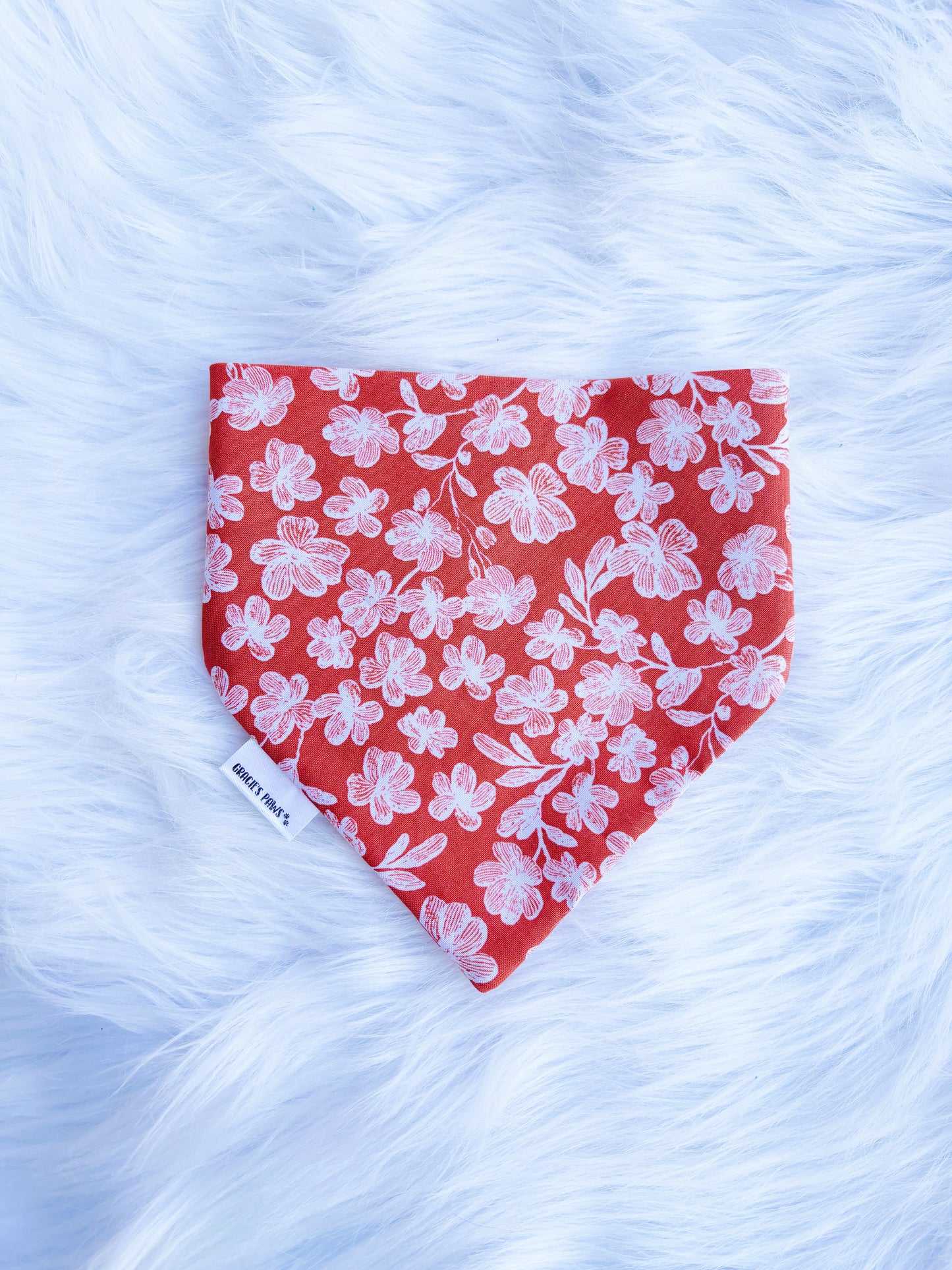 Bronze Floral Bandana