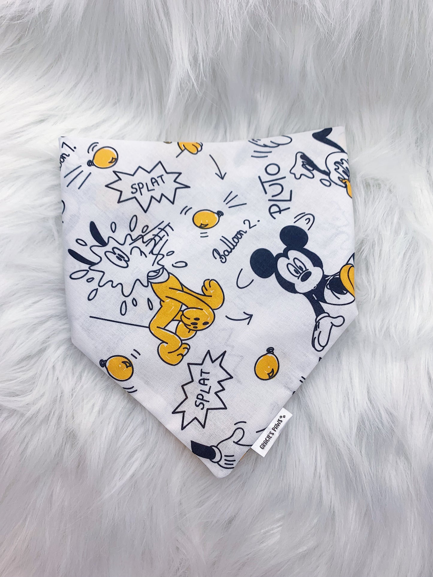 Pluto & Mickey Bandana