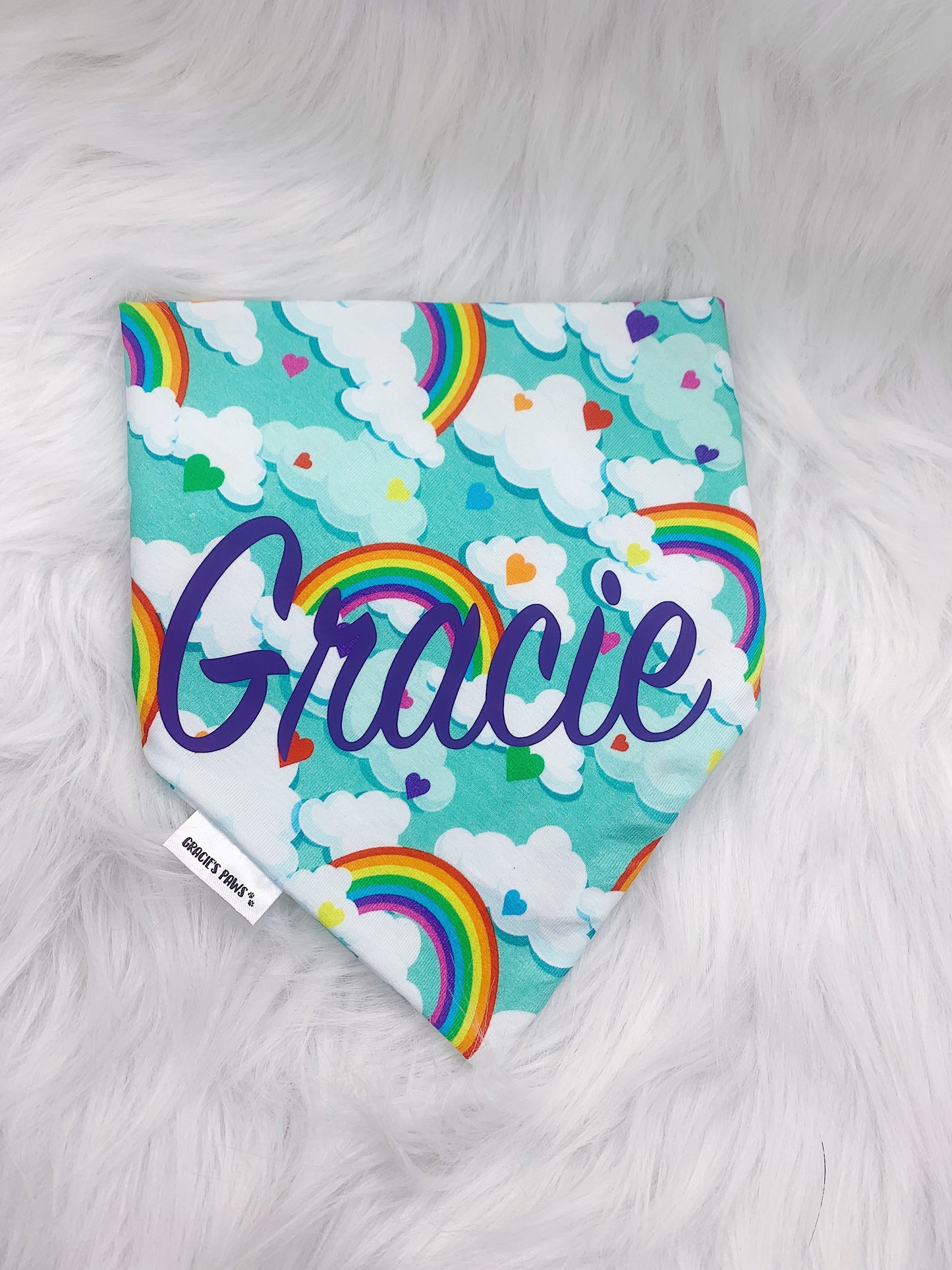 Green Rainbow Bandana