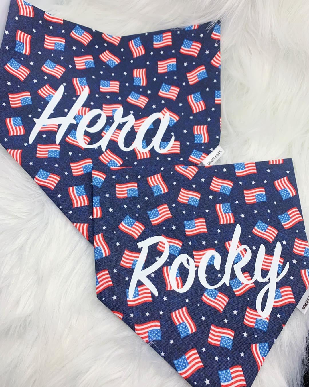 American Flag Bandana