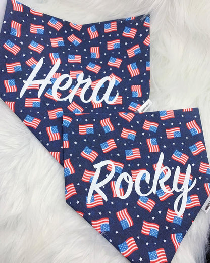 American Flag Bandana